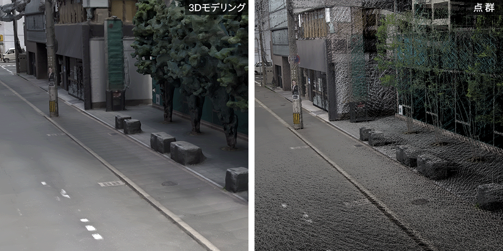 LiDAR-SLAM-RS10_3Dモデル・点群比較